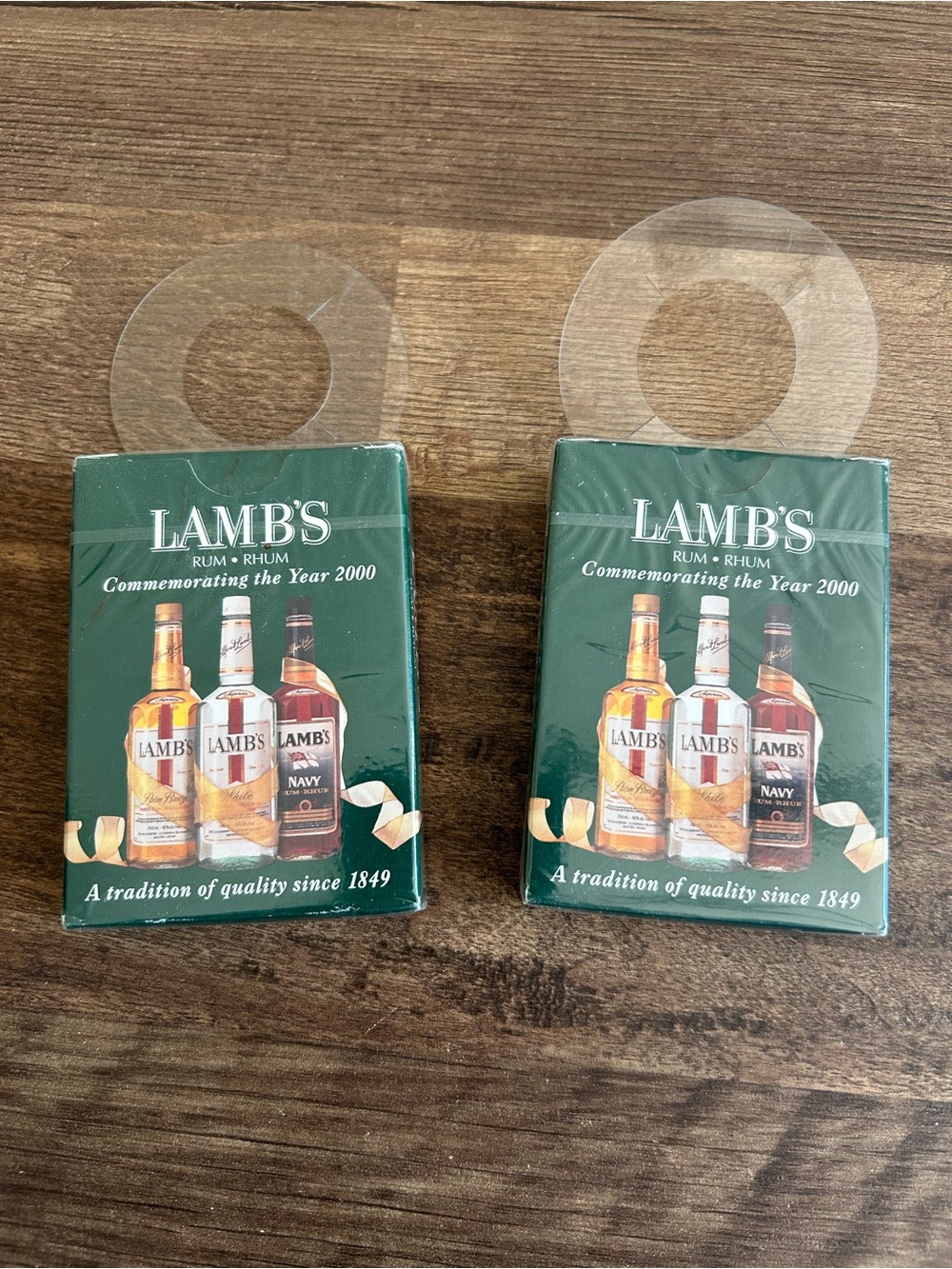 Vintage LAMB'S Year 2000 Commemorative Playing Cards - Sealed 2 pack